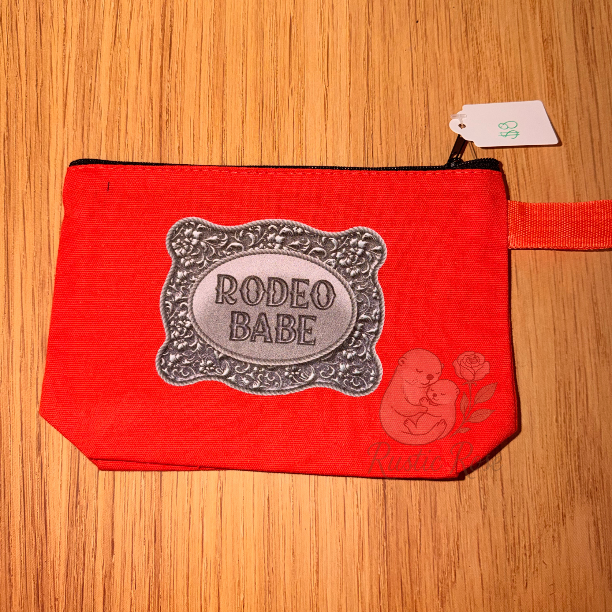Rodeo Babe - Red Canvas Bag