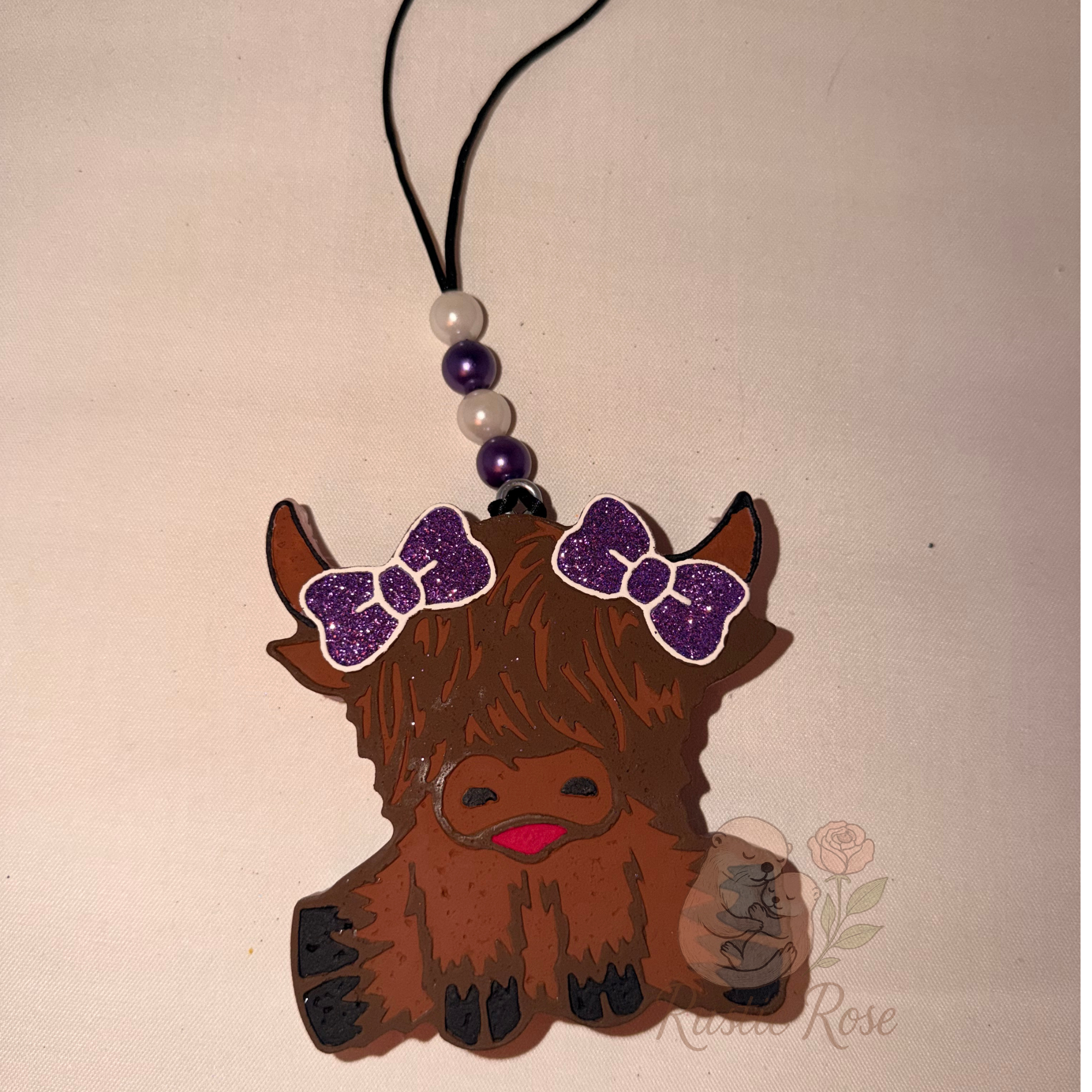 Purple Highland Cow - Vanilla Pineapple