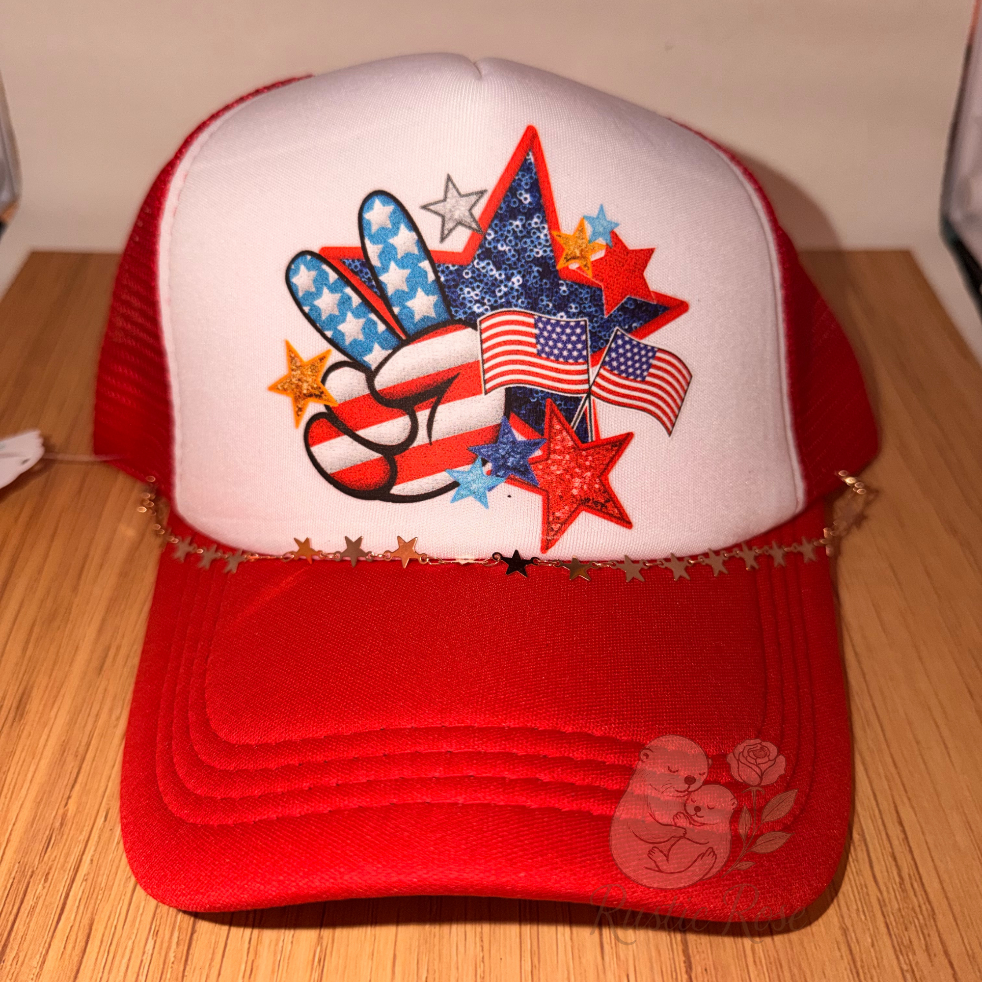 4th of July - Red Trucker Hat