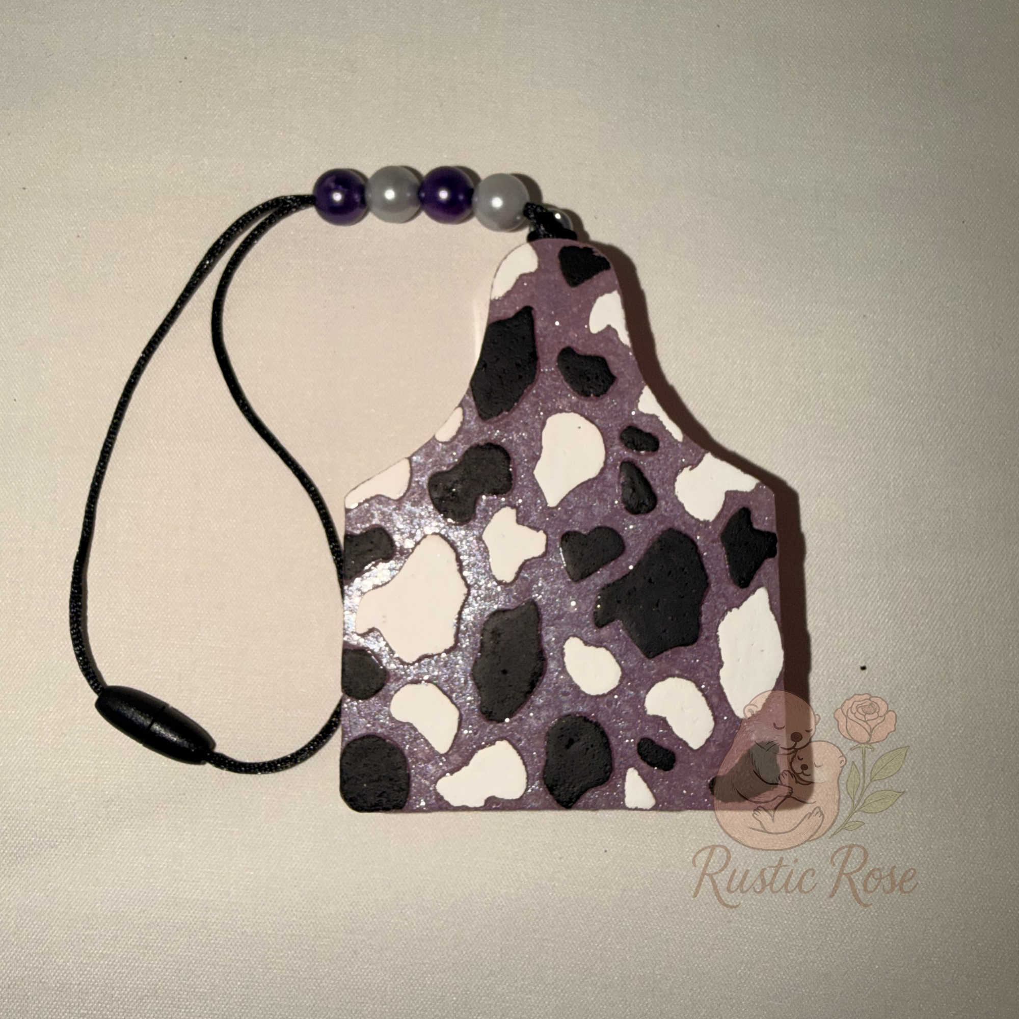 Purple Livestock Tag - Vanilla Pineapple
