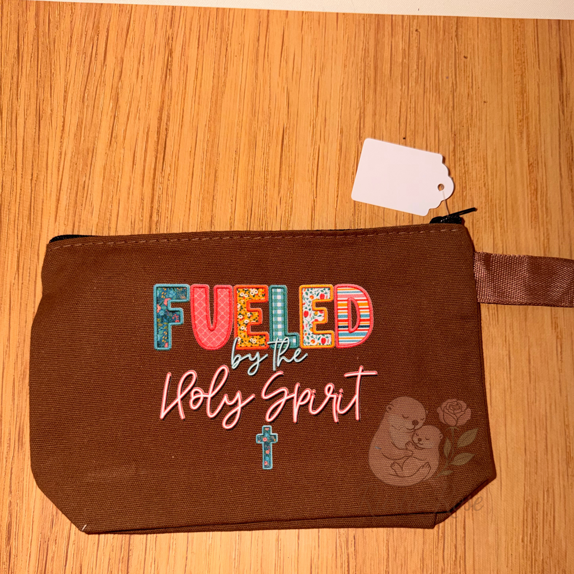 Fueled by the holy spirit - Brown Canvas Bag