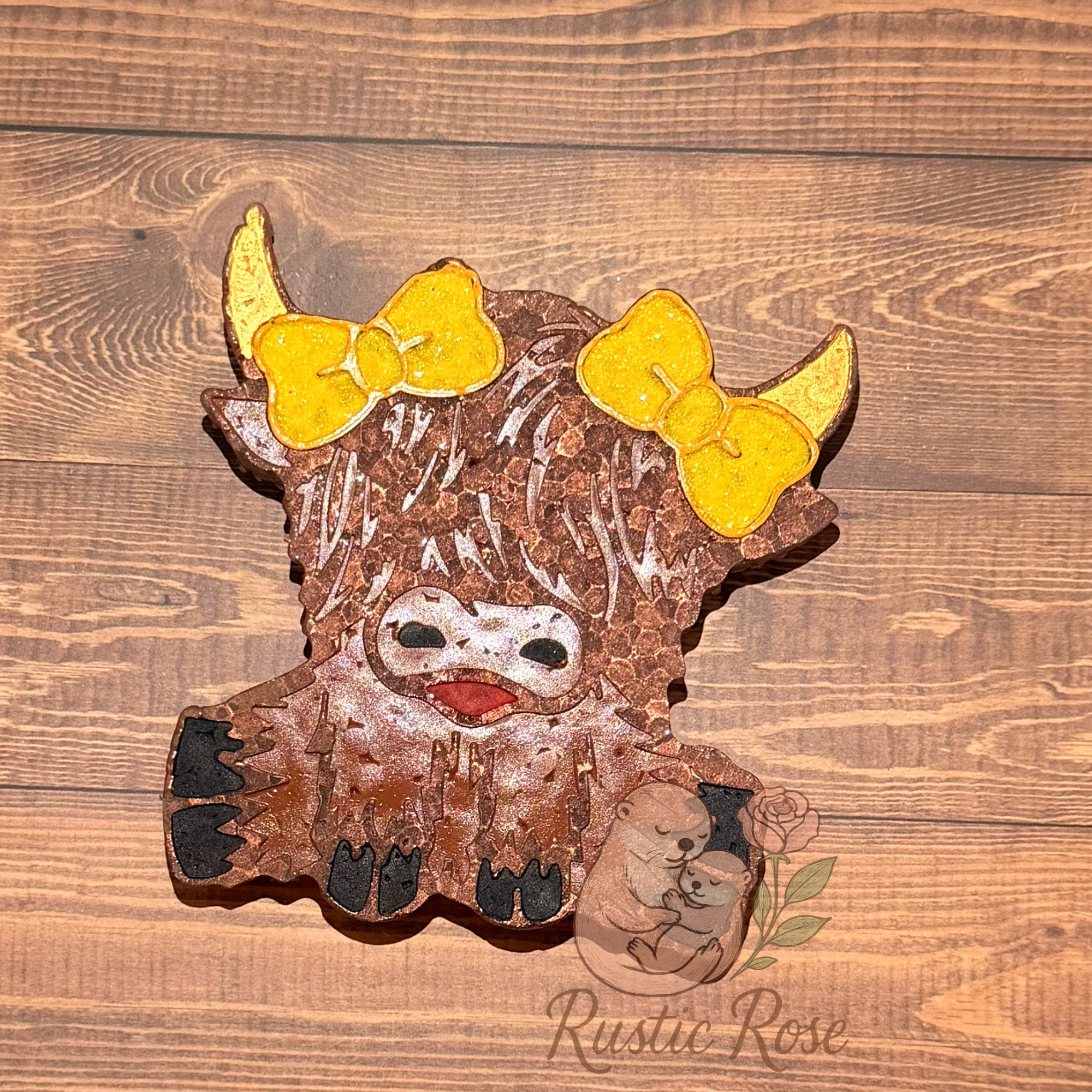 Highland  Cow - Black Cherry