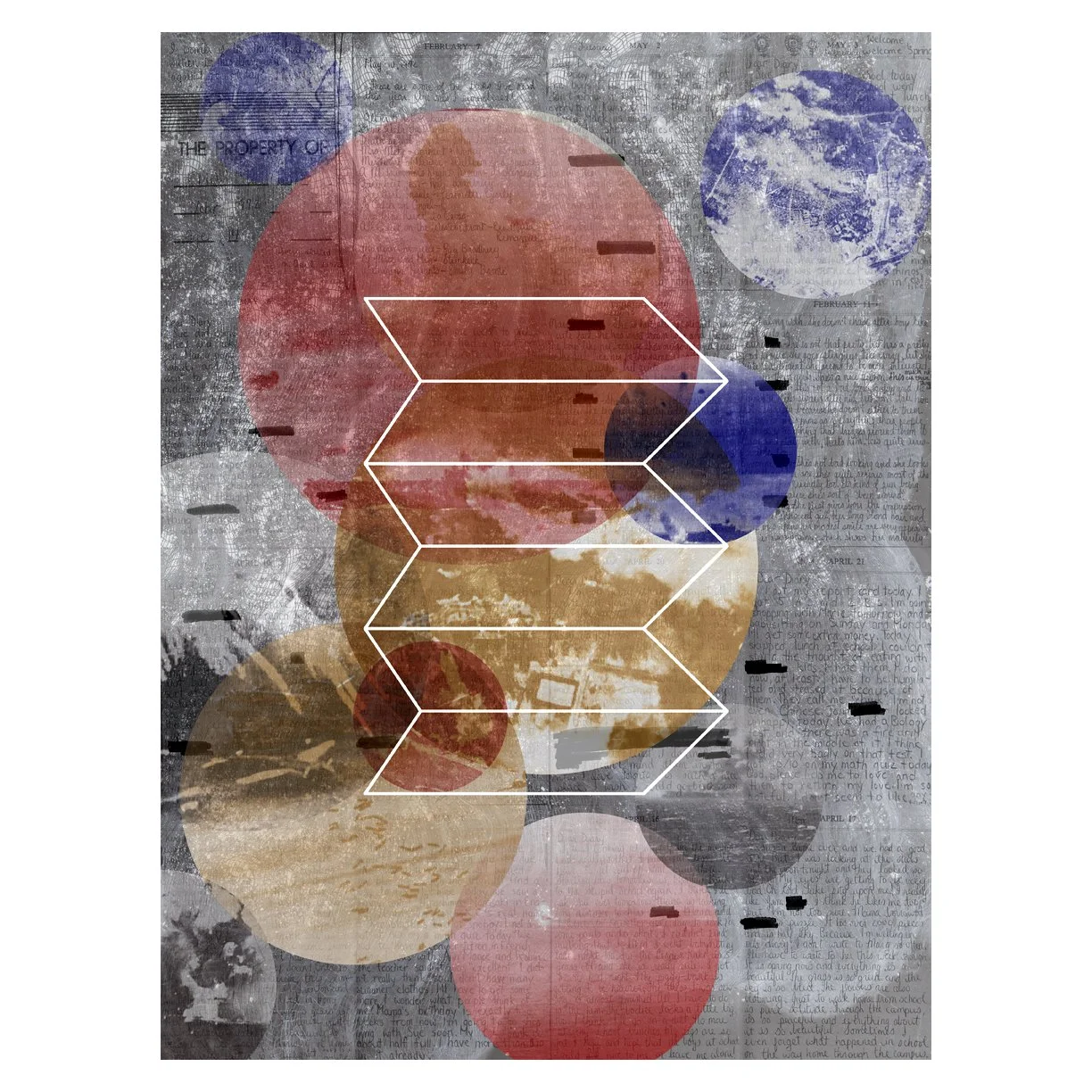 "Post Erasures II" by Chieko Murasugi, 2025