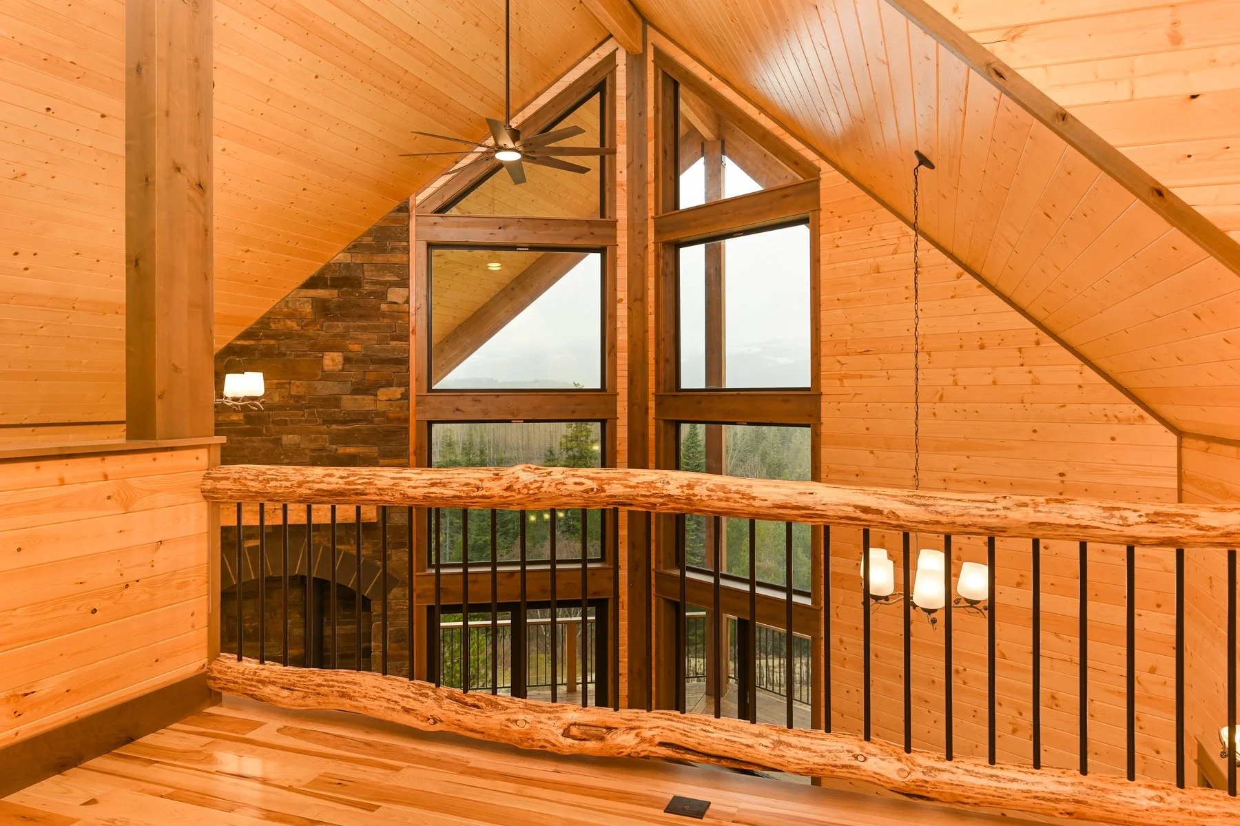 Wilkinson Construction custom home interior Sandpoint Idaho