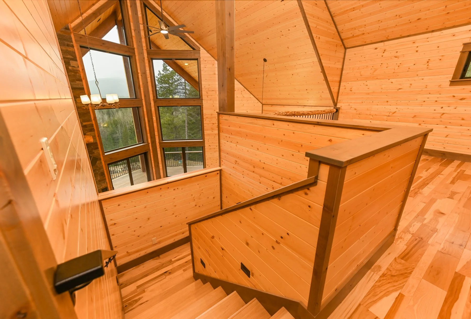 Drew Wilkinson custom home natural interior North Idaho