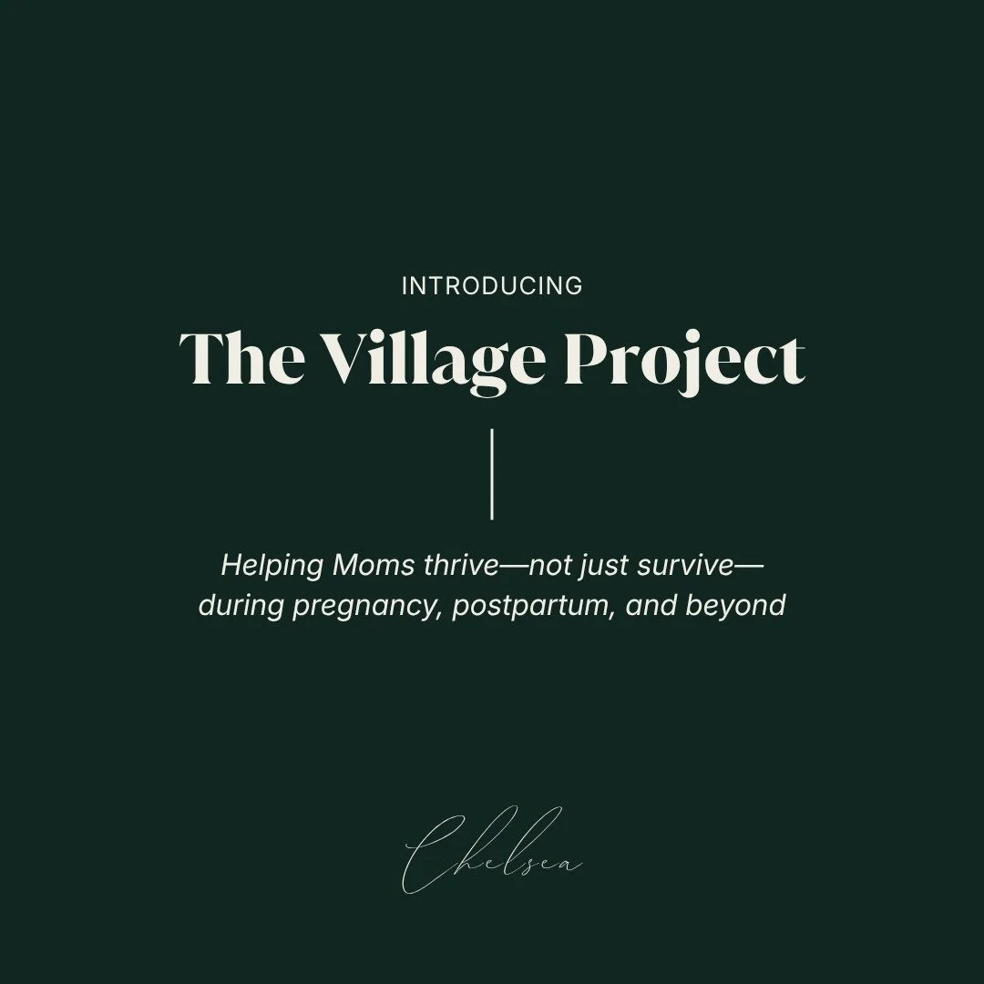 Introducing... The Village Project!

This has been on my heart since I became a Mom and thought to myself, "Wait, what?"

I had no modern-day village as a new Mom, but I'm determined to change that for other Moms.

This name will also help 