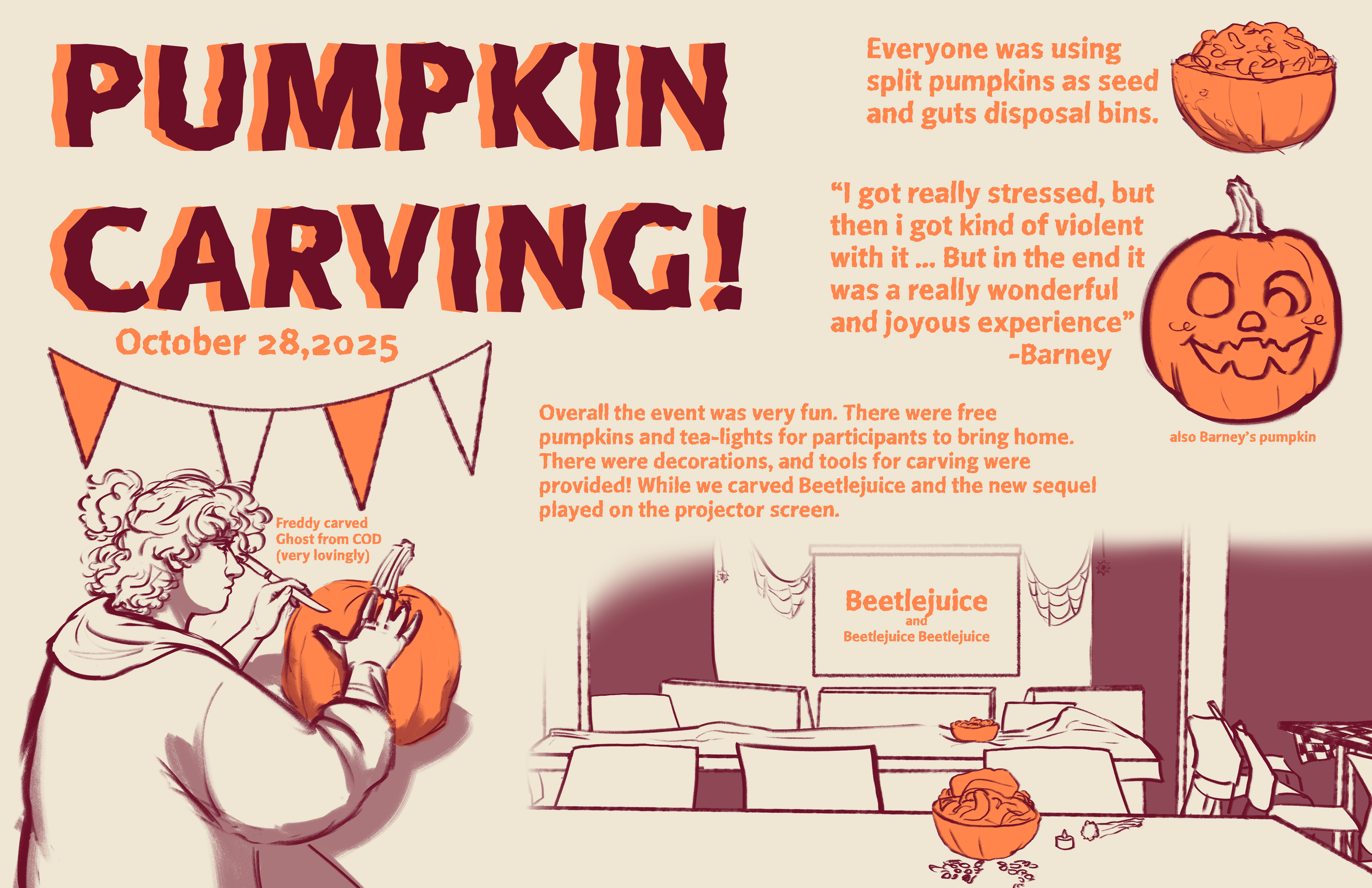 Pumpkin Carving | October 2025 | Digital