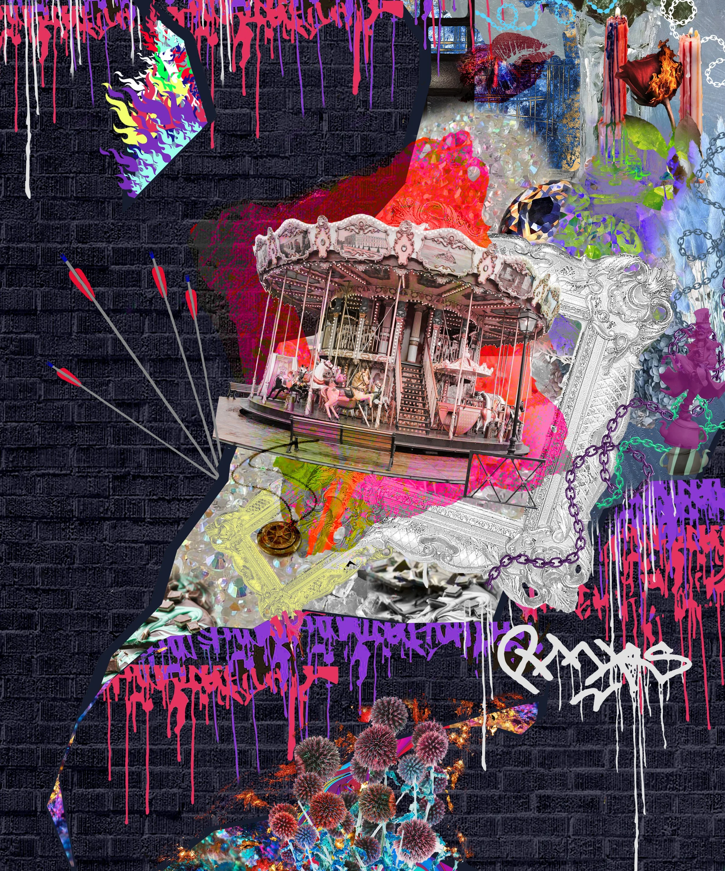 Rebellion   10 in x 12 in   Graphic Design