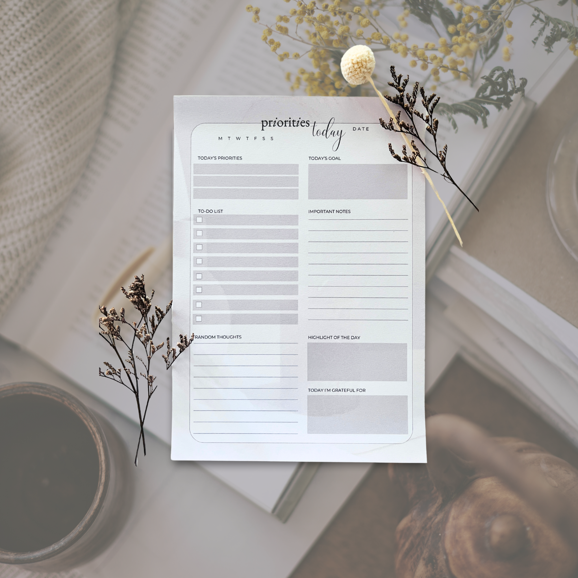 Daily Reset Planner | Notepad