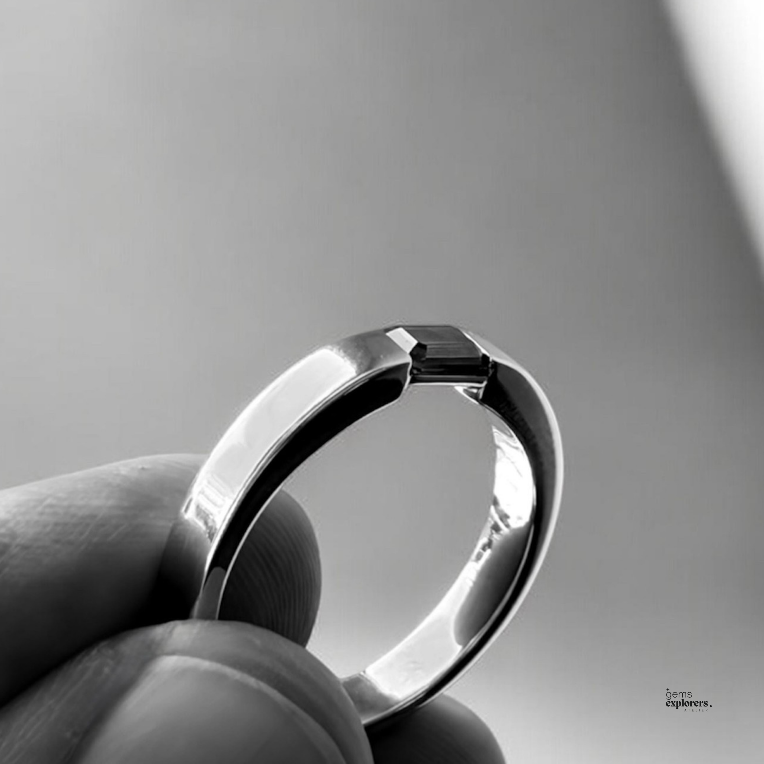 - Stone-first jewellery design by Gems Explorers Atelier, shown through an architectural gemstone ring