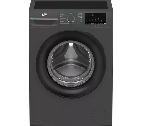 BEKO Pro EnergySpin IronFast BM3WT4941IA 9kg 1400 Spin Washing Machine - Anthracite