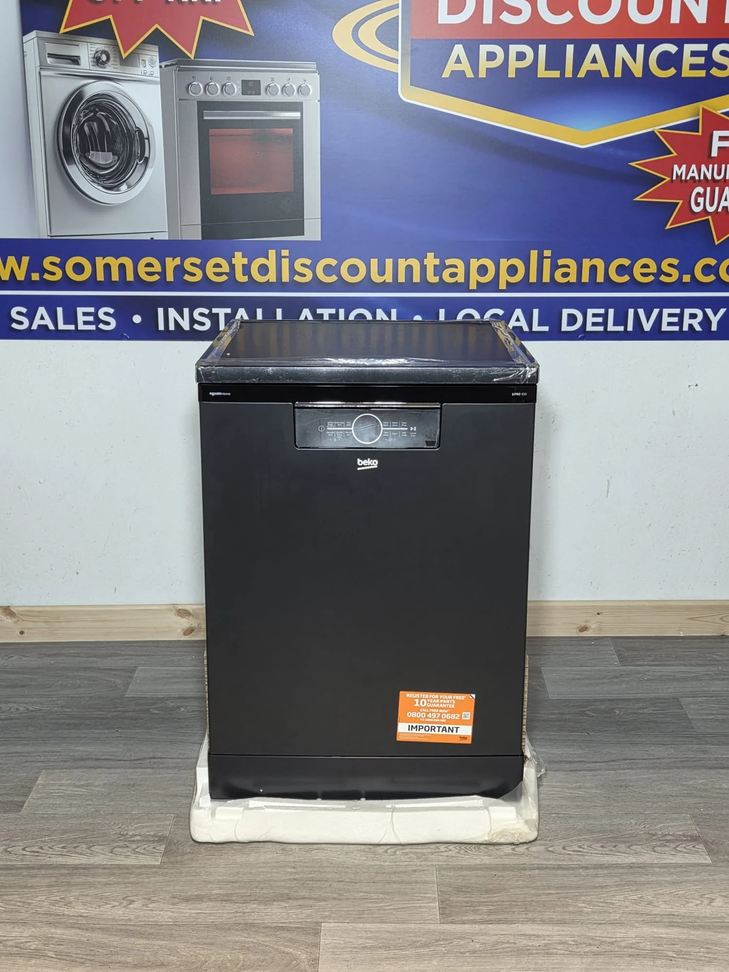 BEKO Pro PowerIntense BDFN36540PA Full-size Dishwasher - Anthracite
