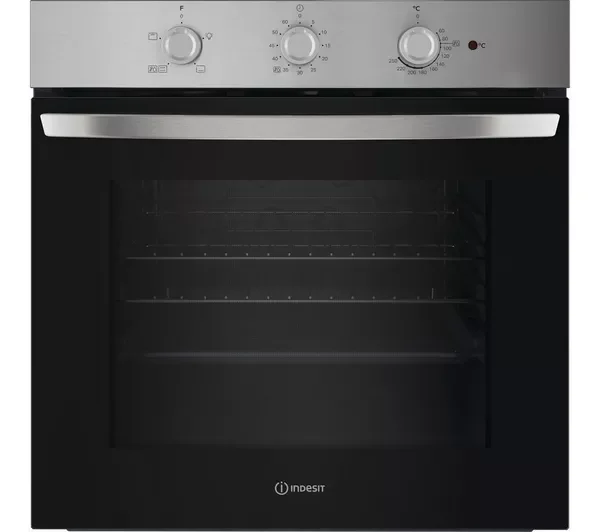 INDESIT Click&Clean IO 232H X UK Plug-in Electric Oven - Stainless Steel.webp