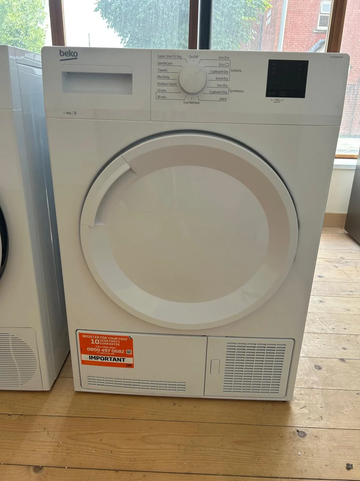 BEKO DTKCE80021W Tumble Dryer 8kg Condenser - White
