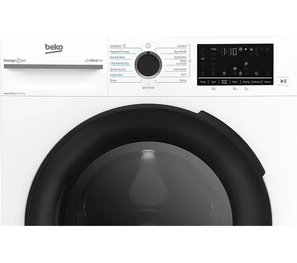 Beko EnergySpin BM5D510745UW 10.5Kg.7Kg Washer Dryer - White 4.webp