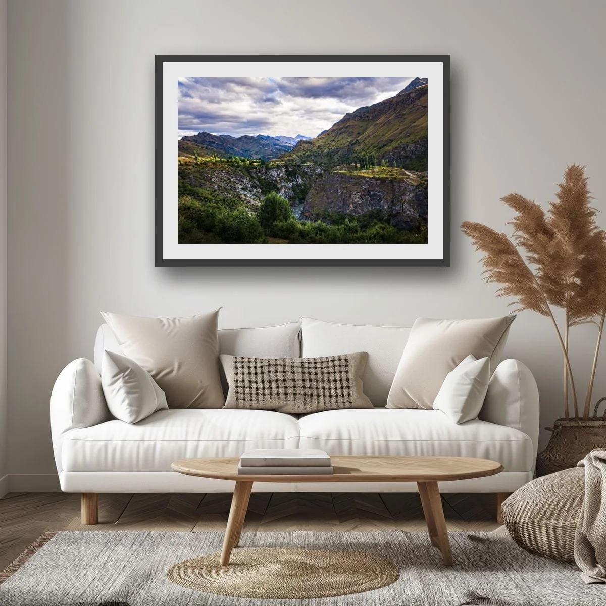 Mountain landscape and gorge near Skippers Road in Central Otago.