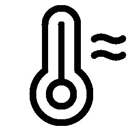 Thermometer mit Temperaturanzeige