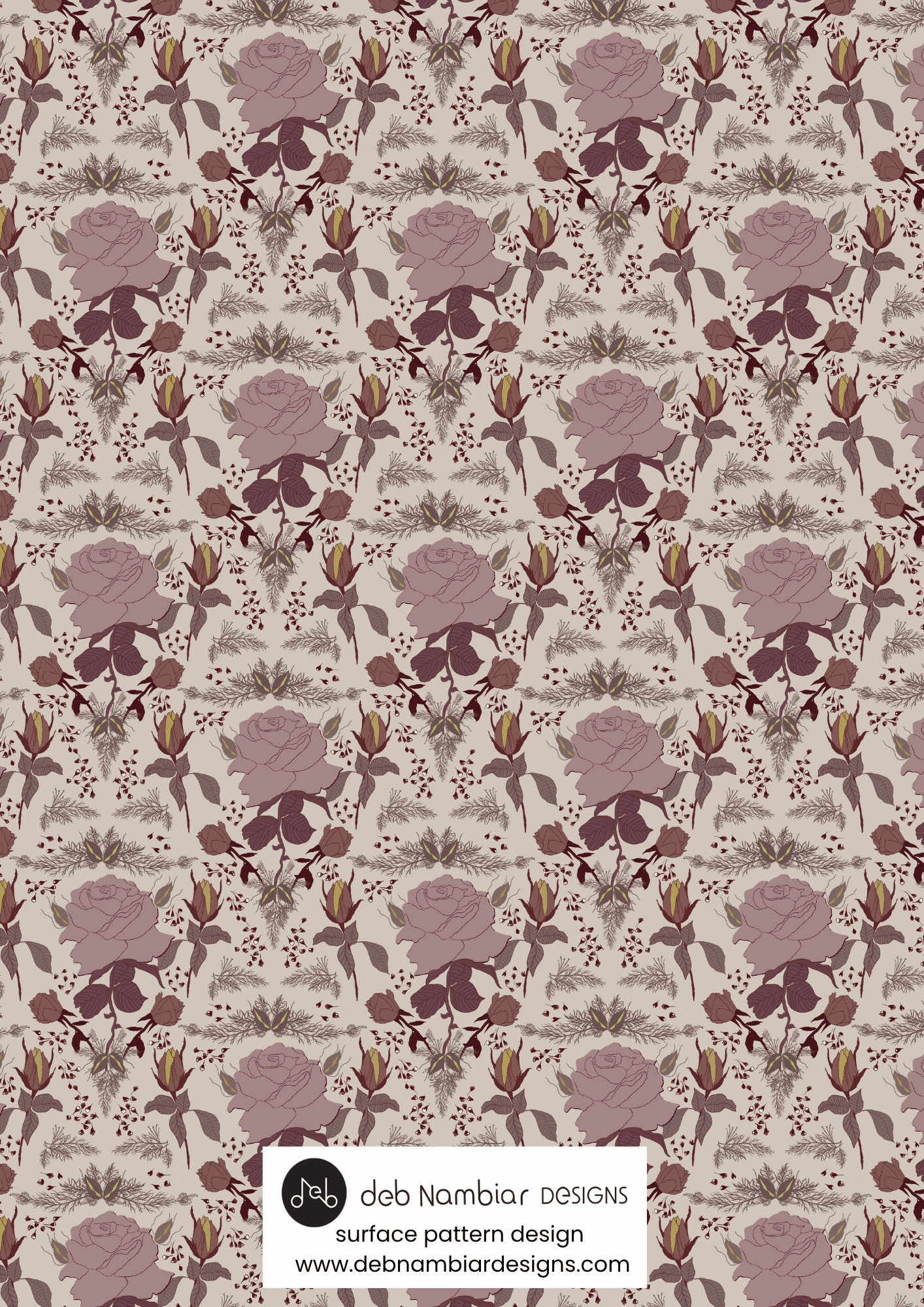 Blooming Roses – Dusky Rose 50%
