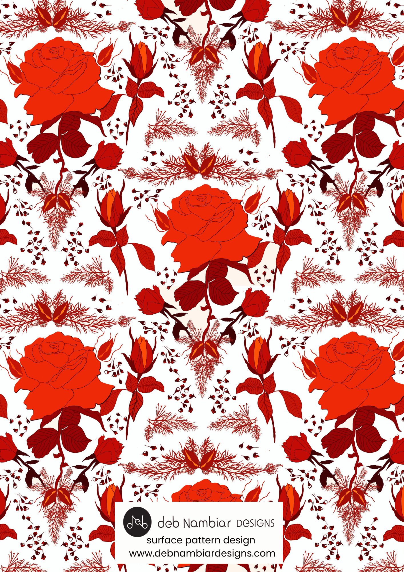 Blooming Roses – Tangerine Bloom