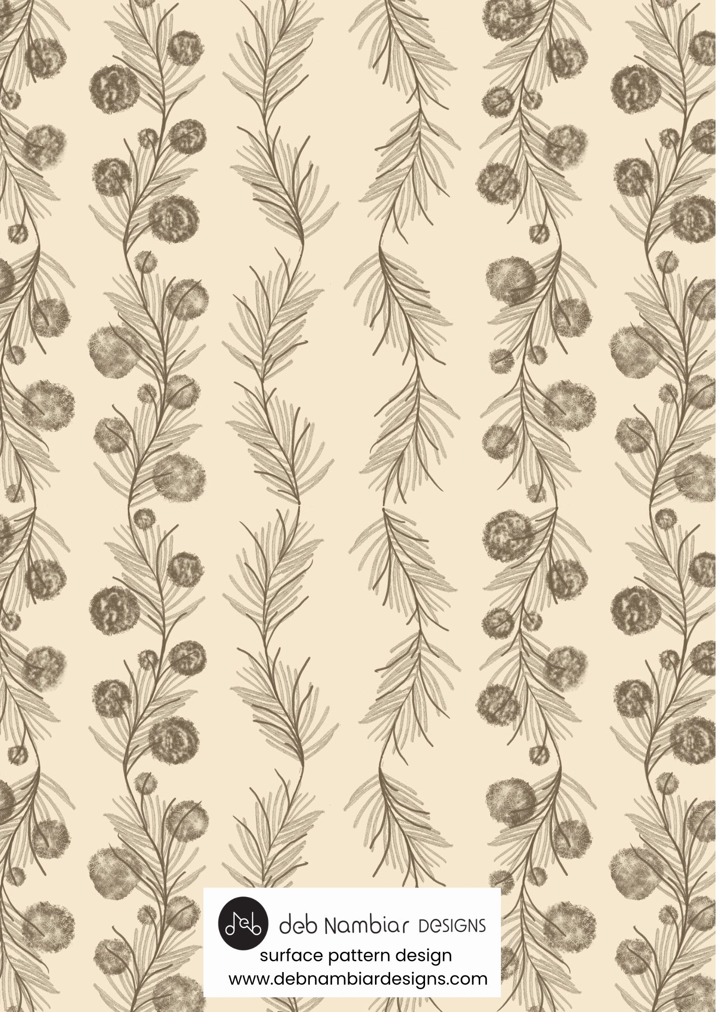 Wattle & Kōwhai Vine - Southern Blush - Soft Neutral Tonal