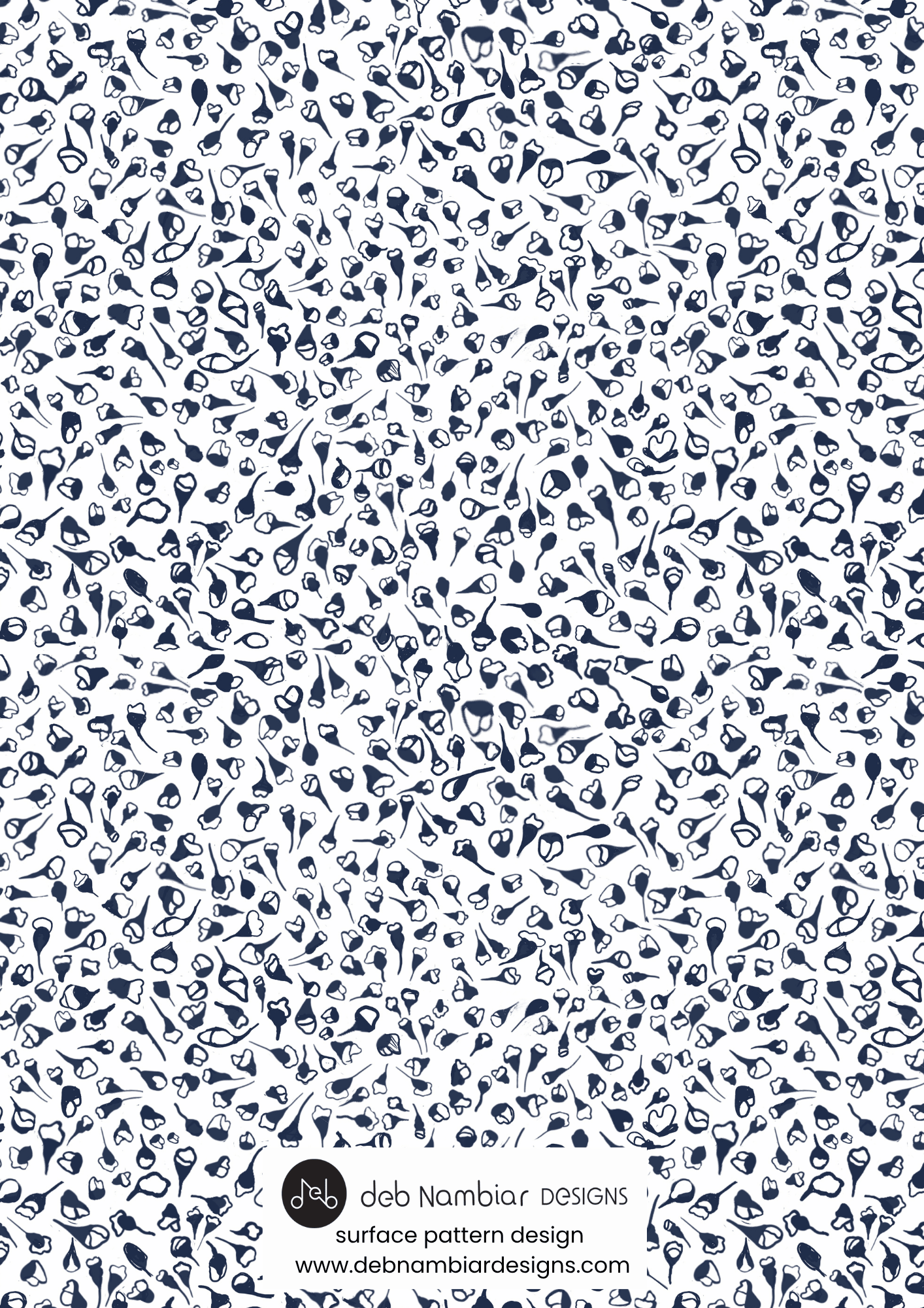 Fallen Seeds – Starch White & Inkwell Blue