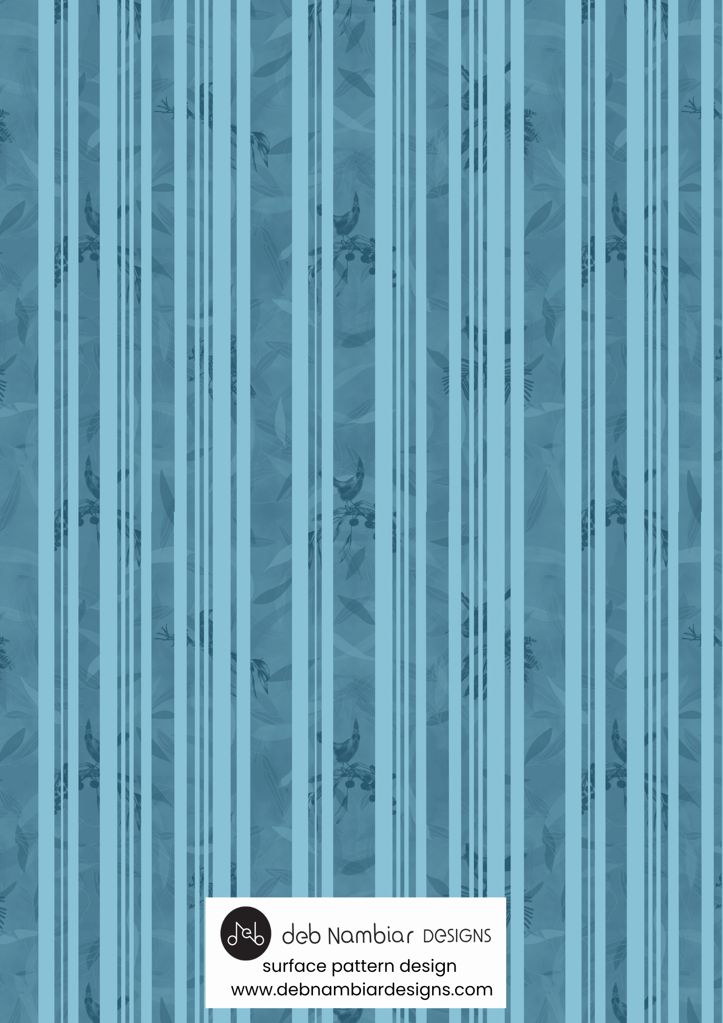 Coastal Strata - Tasman Blue - Soft Blue Tonal