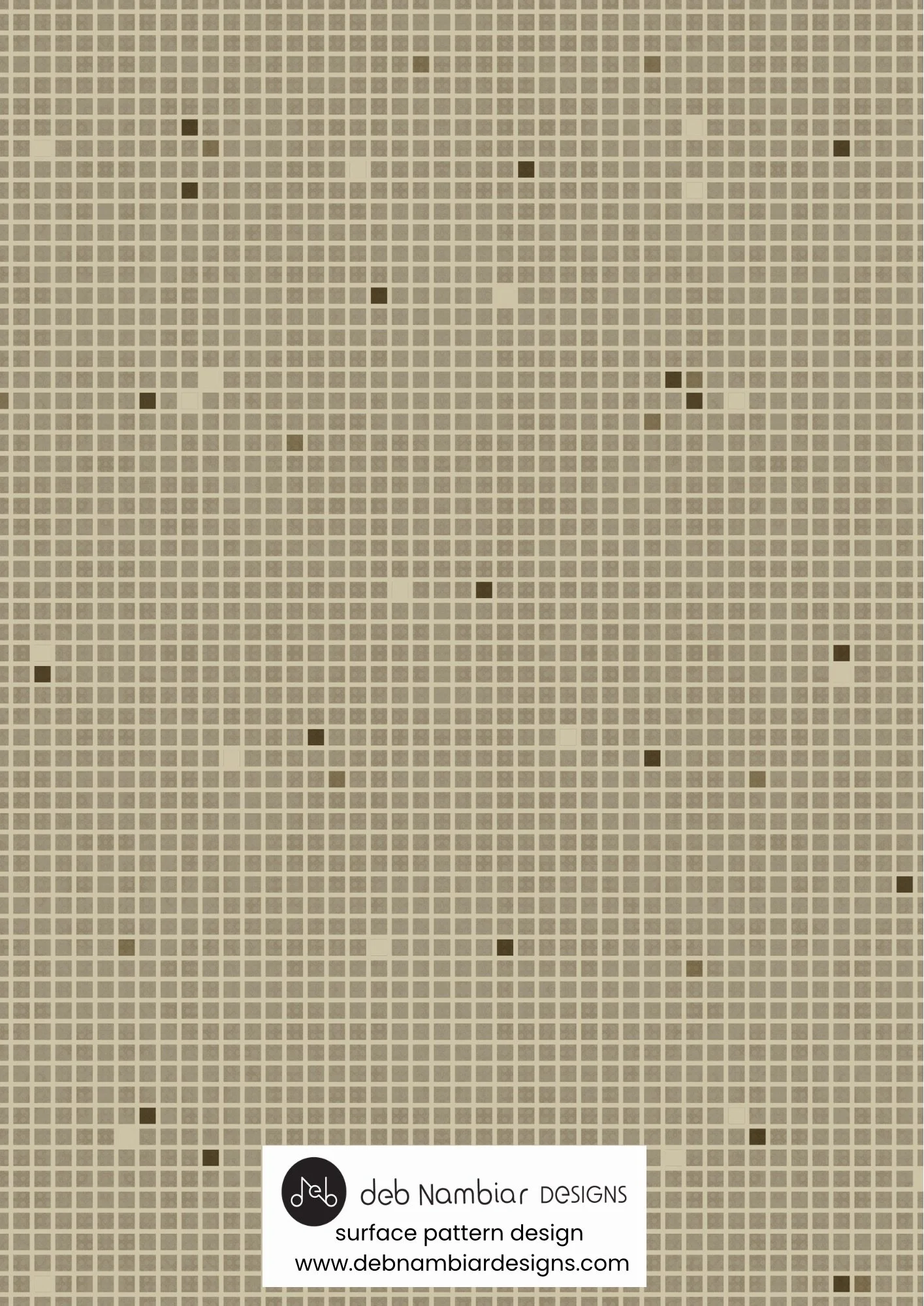 Tasman Grid - Southern Blush - Soft Neutral Tonal