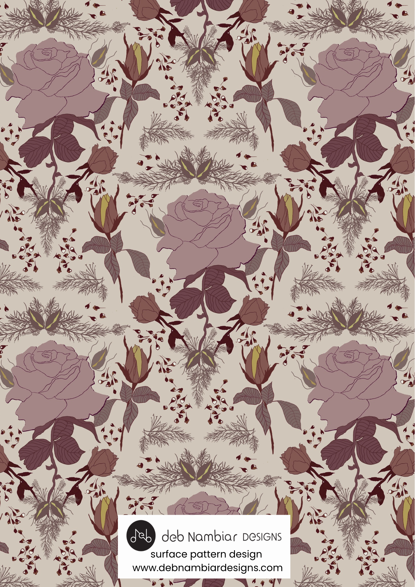 Blooming Roses — Dusky Rose