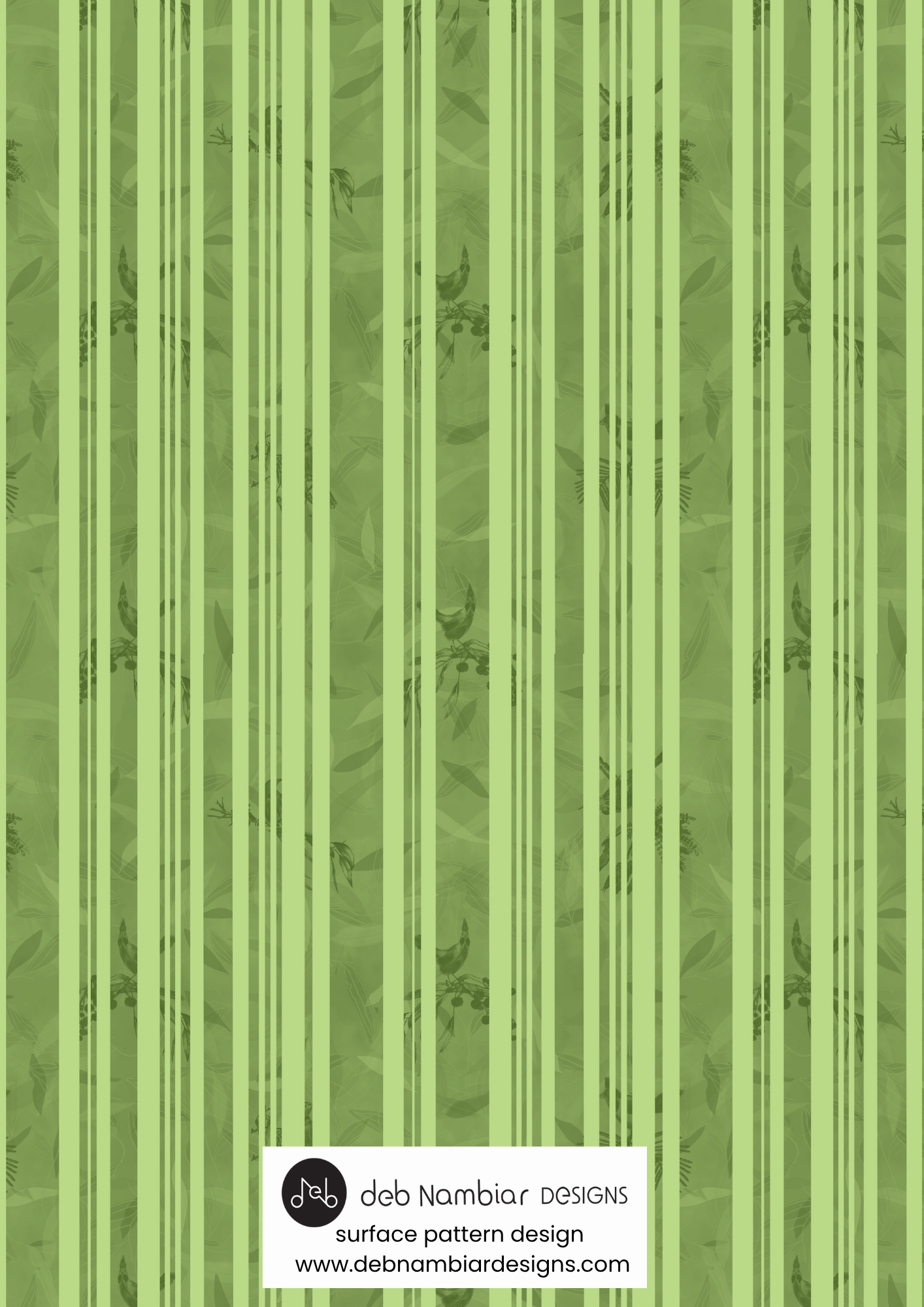Coastal Strata - Native Bush Green - Soft Yellow Green Tonal