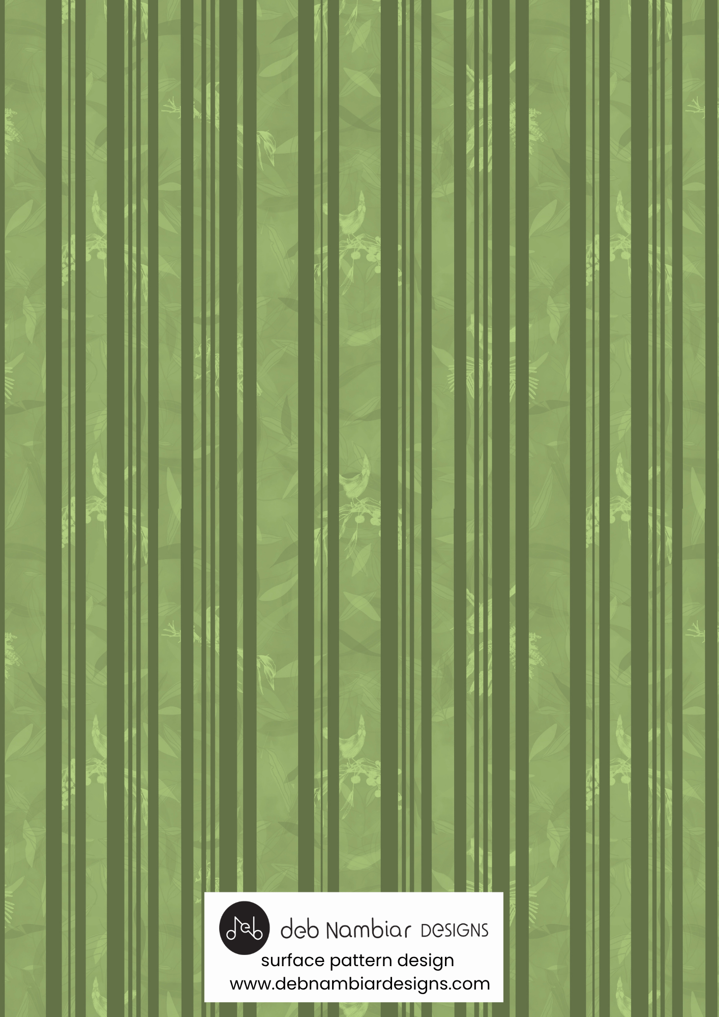 Coastal Strata - Native Bush Green - Deep Yellow Green Tonal