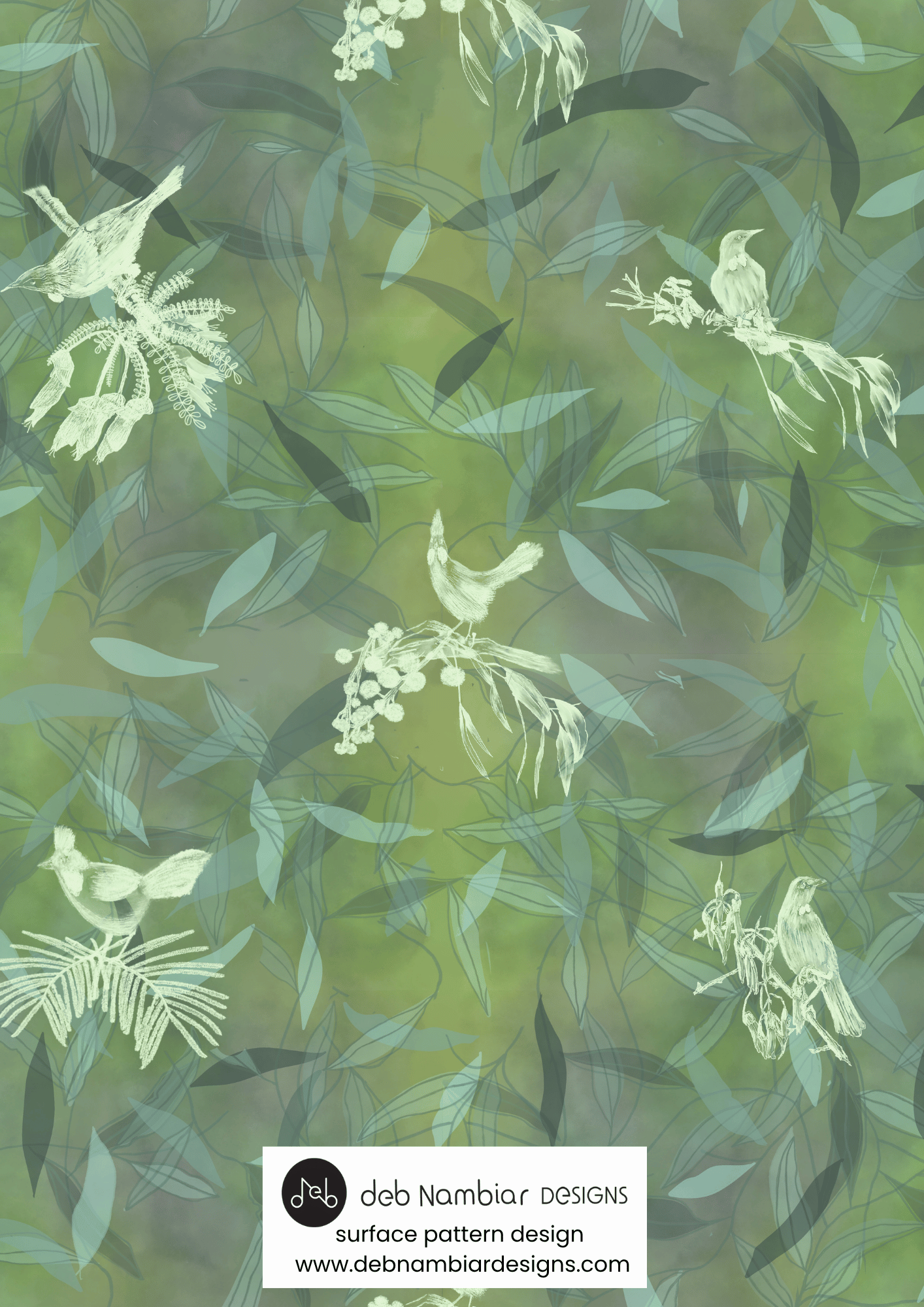 Across the Ditch - Native Bush Green