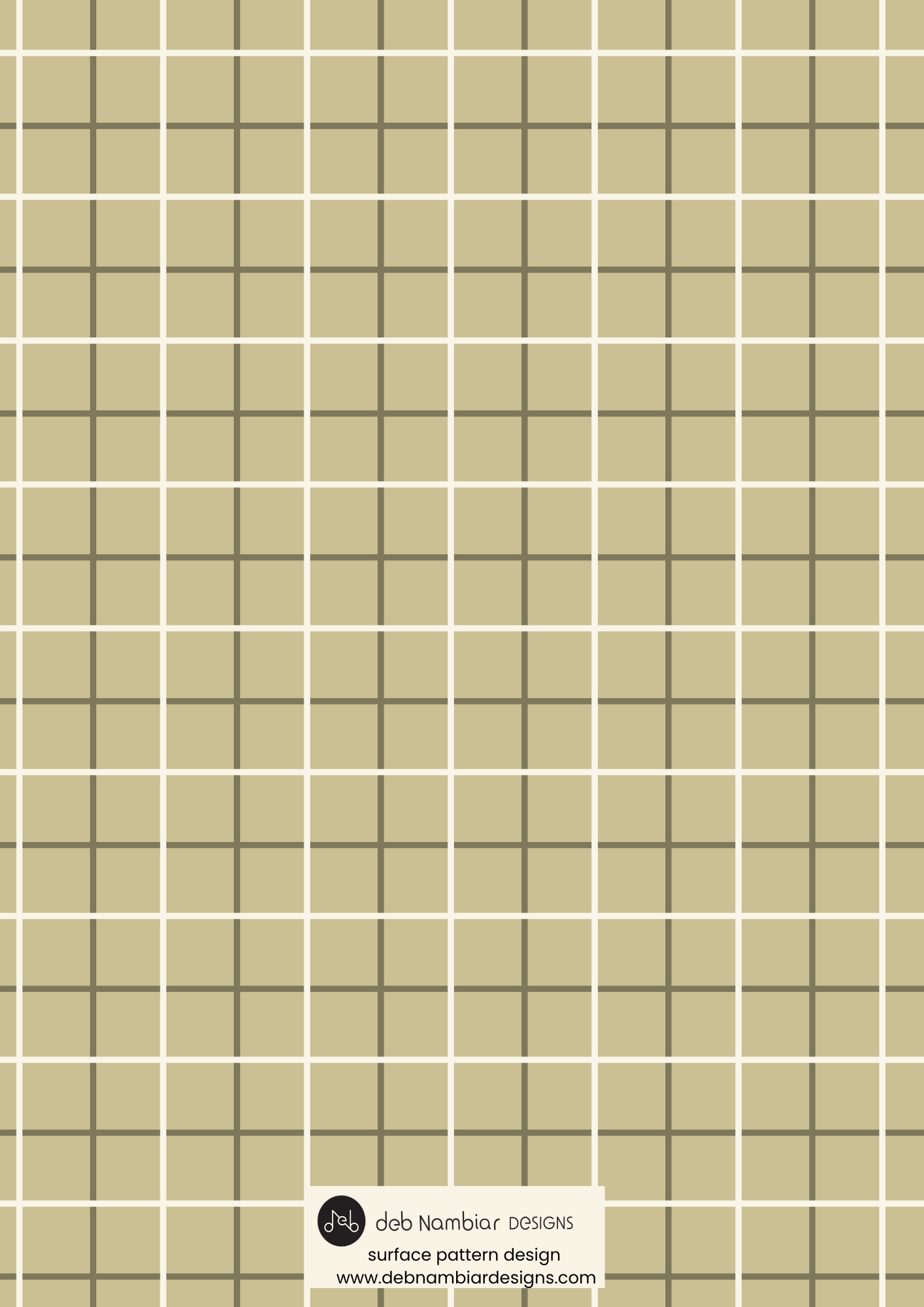 Aussie Outback Plaid:
Small Scale Repeat - Wheat