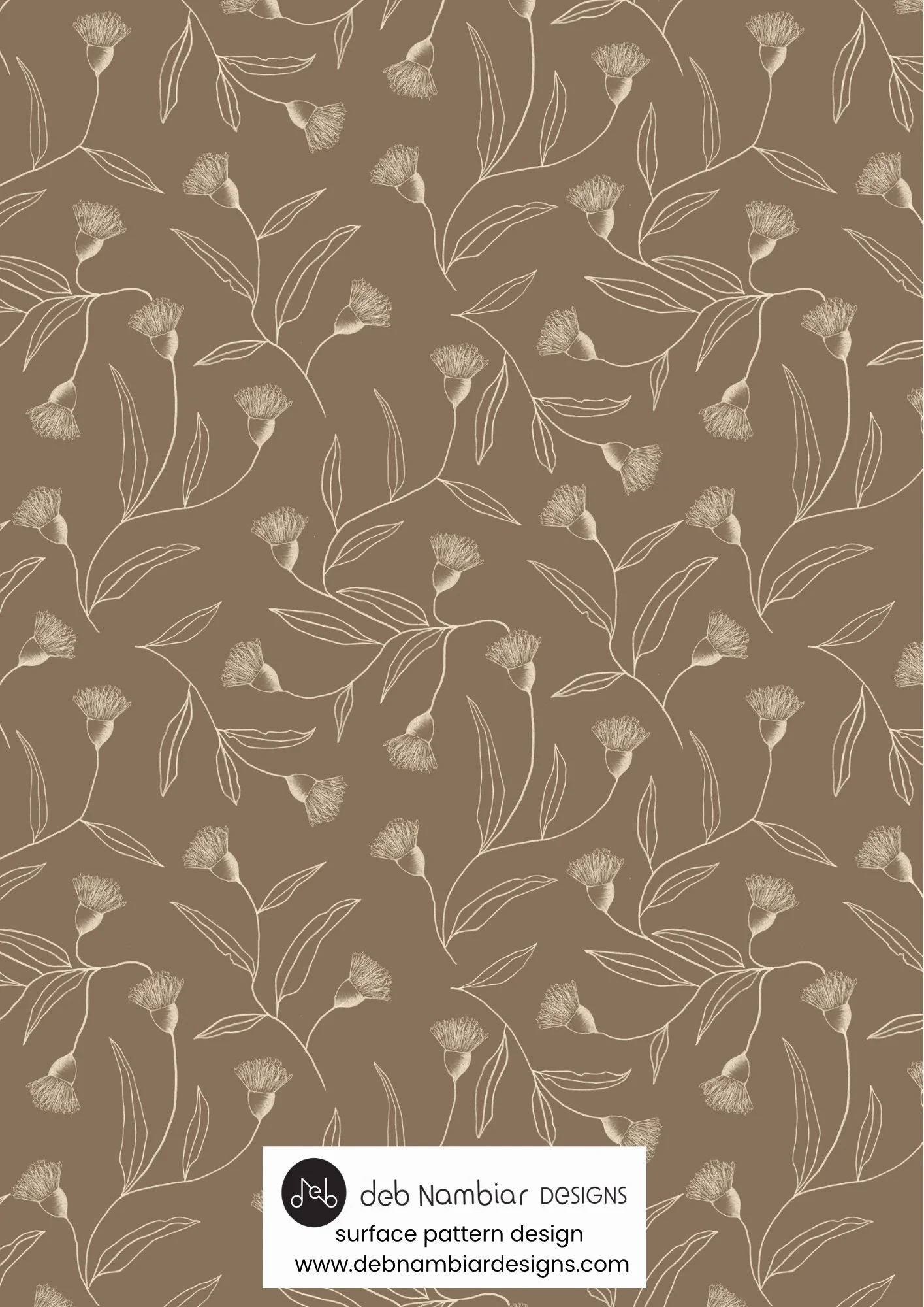 Flowering Gum Trails - Southern Blush - Deep Neutral Tonal