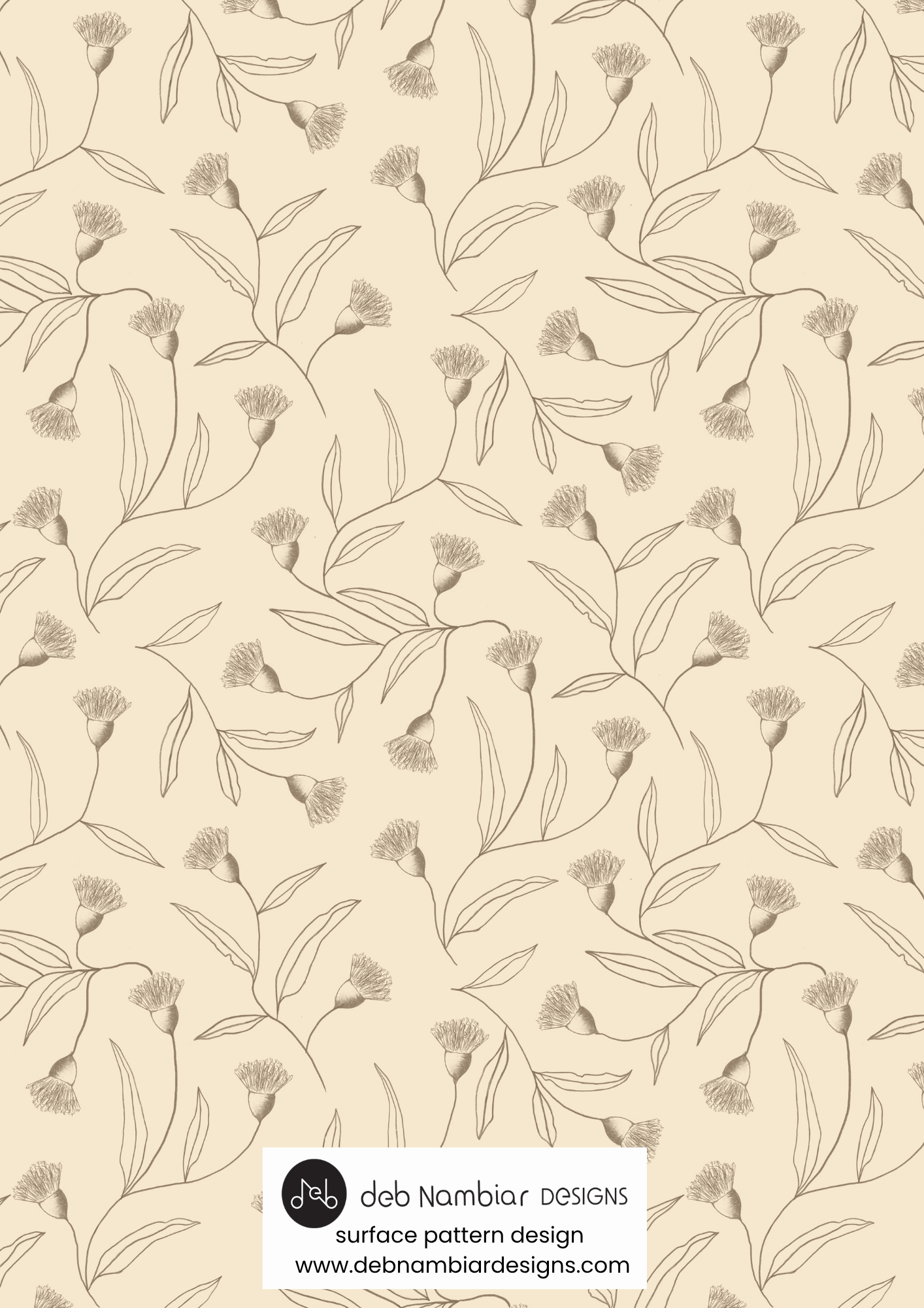 Flowering Gum Trails - Southern Blush - Soft Neutral Tonal