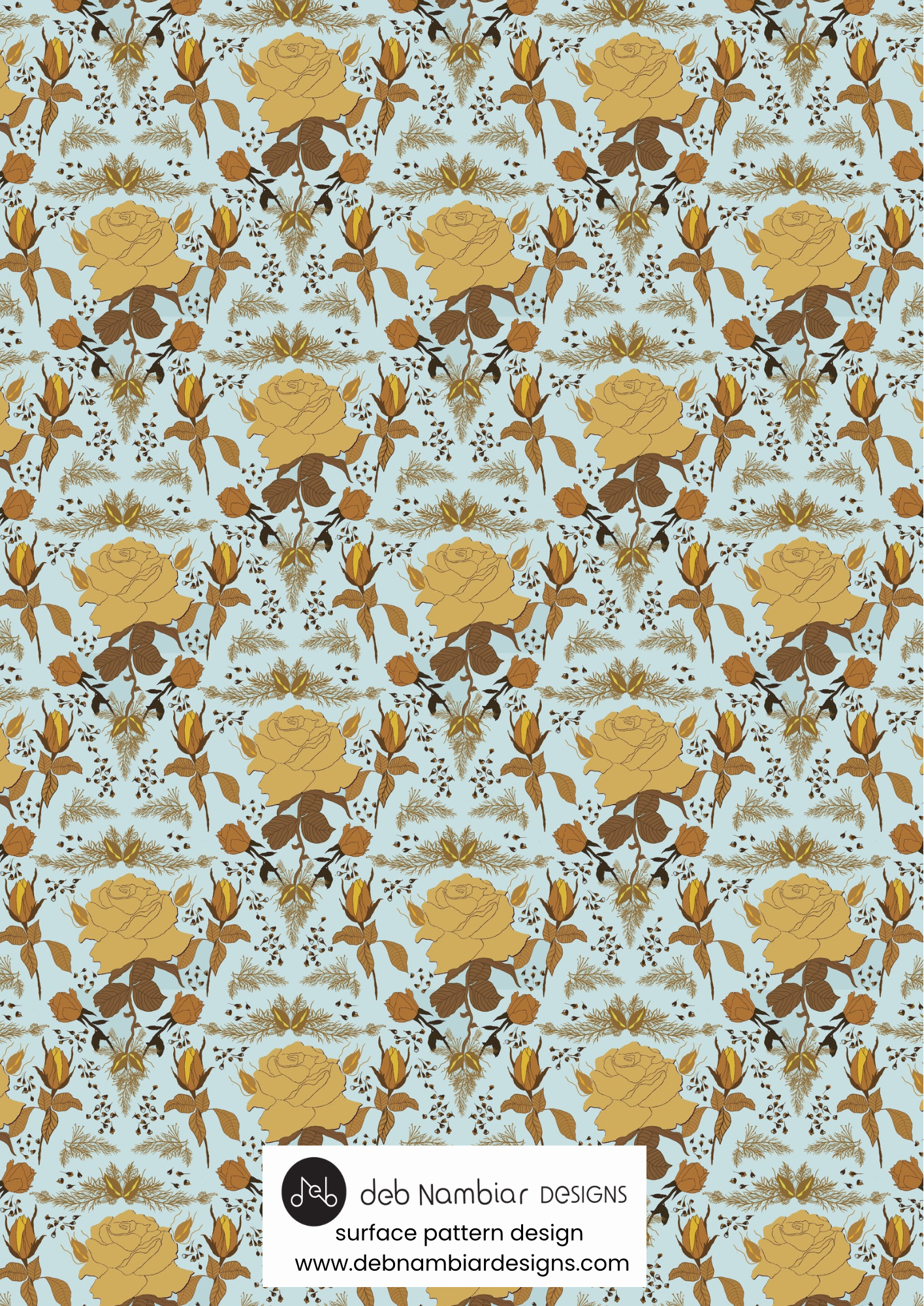 Blooming Roses – Vintage Gold 50%