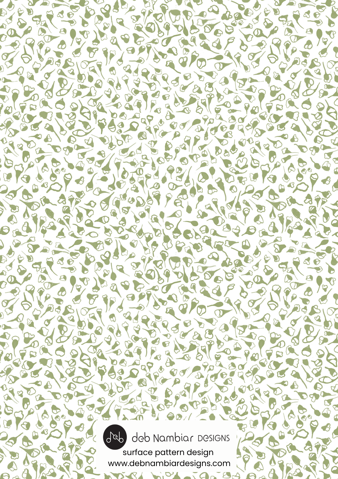 Fallen Seeds – Starch White & Schoolyard Green