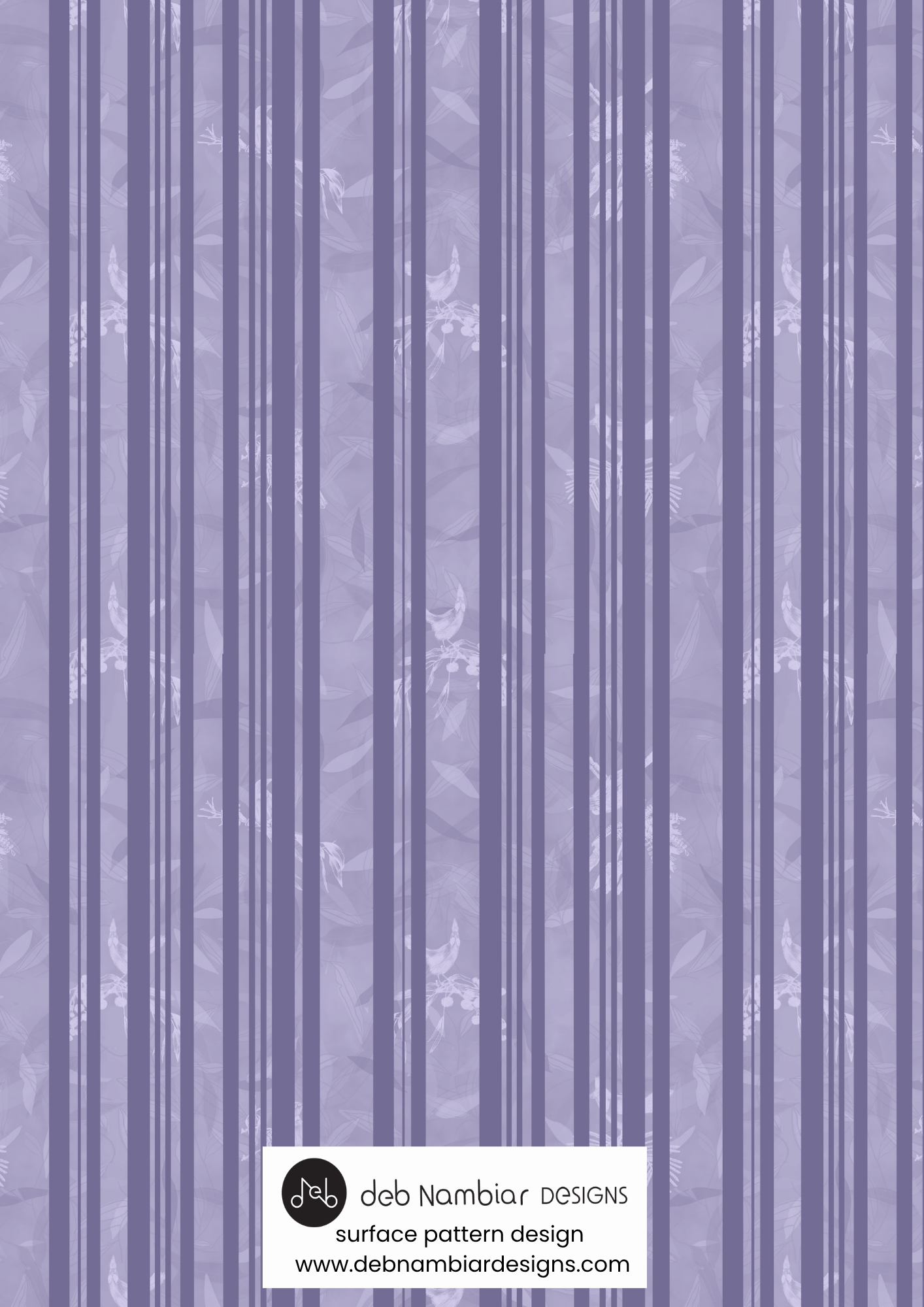 Coastal Strata - Tasman Blue - Deep Purple Tonal