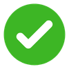 Green check mark icon