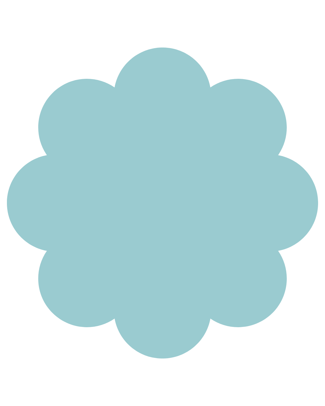 Light blue cloud-shaped graphic with no text or details.