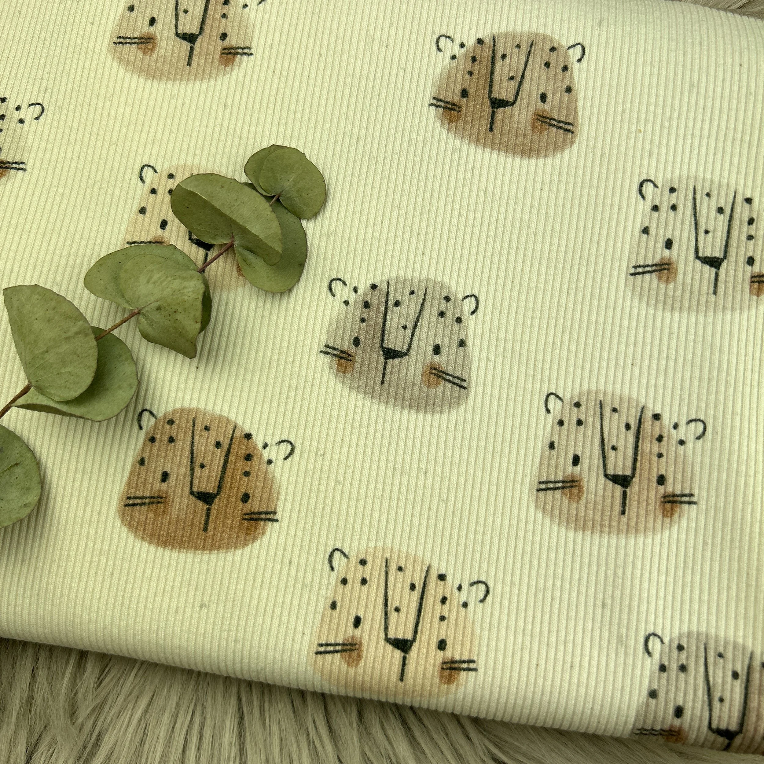 Bio Ribjersey Leo cream / 040