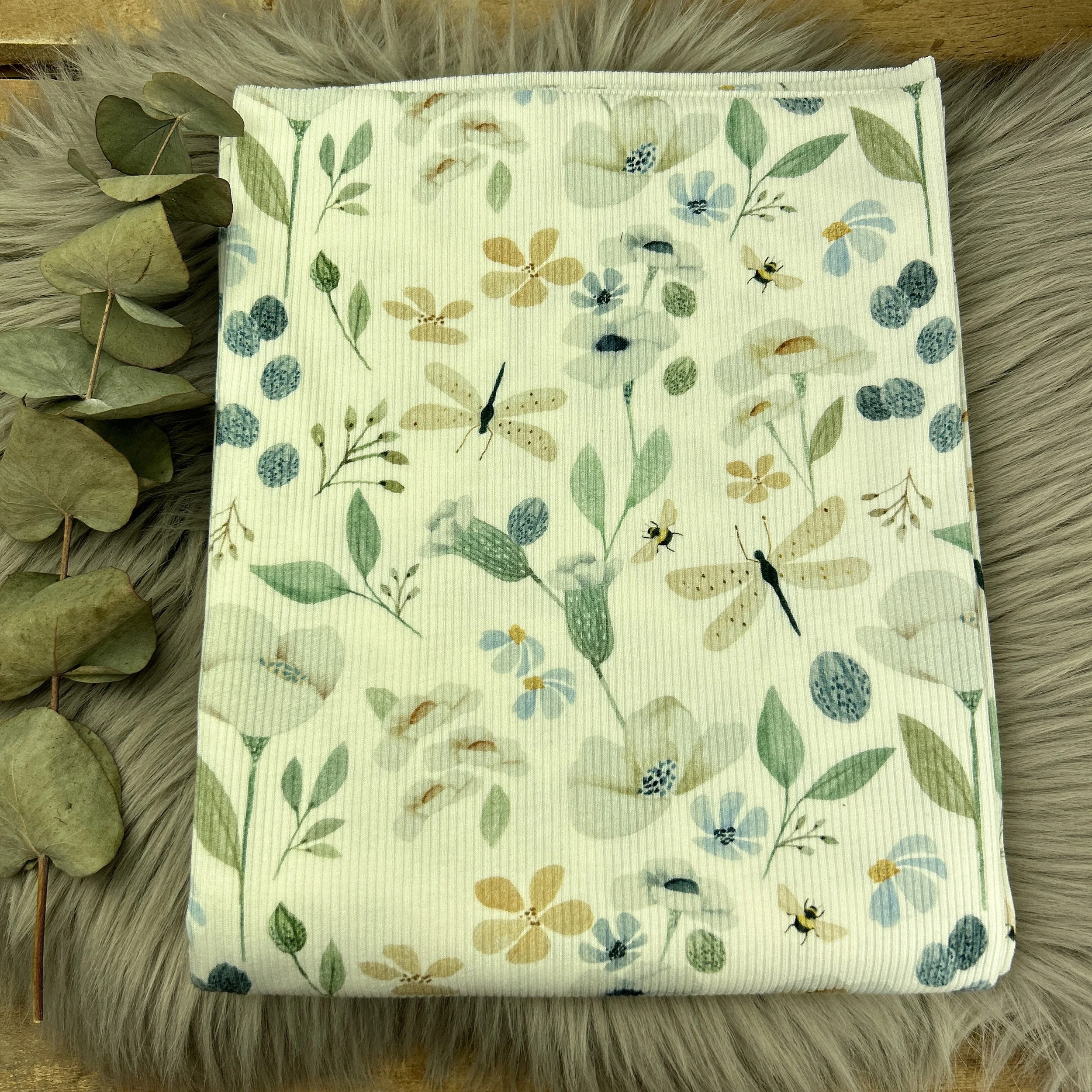 Ribjersey Blumenwiese hell / 029