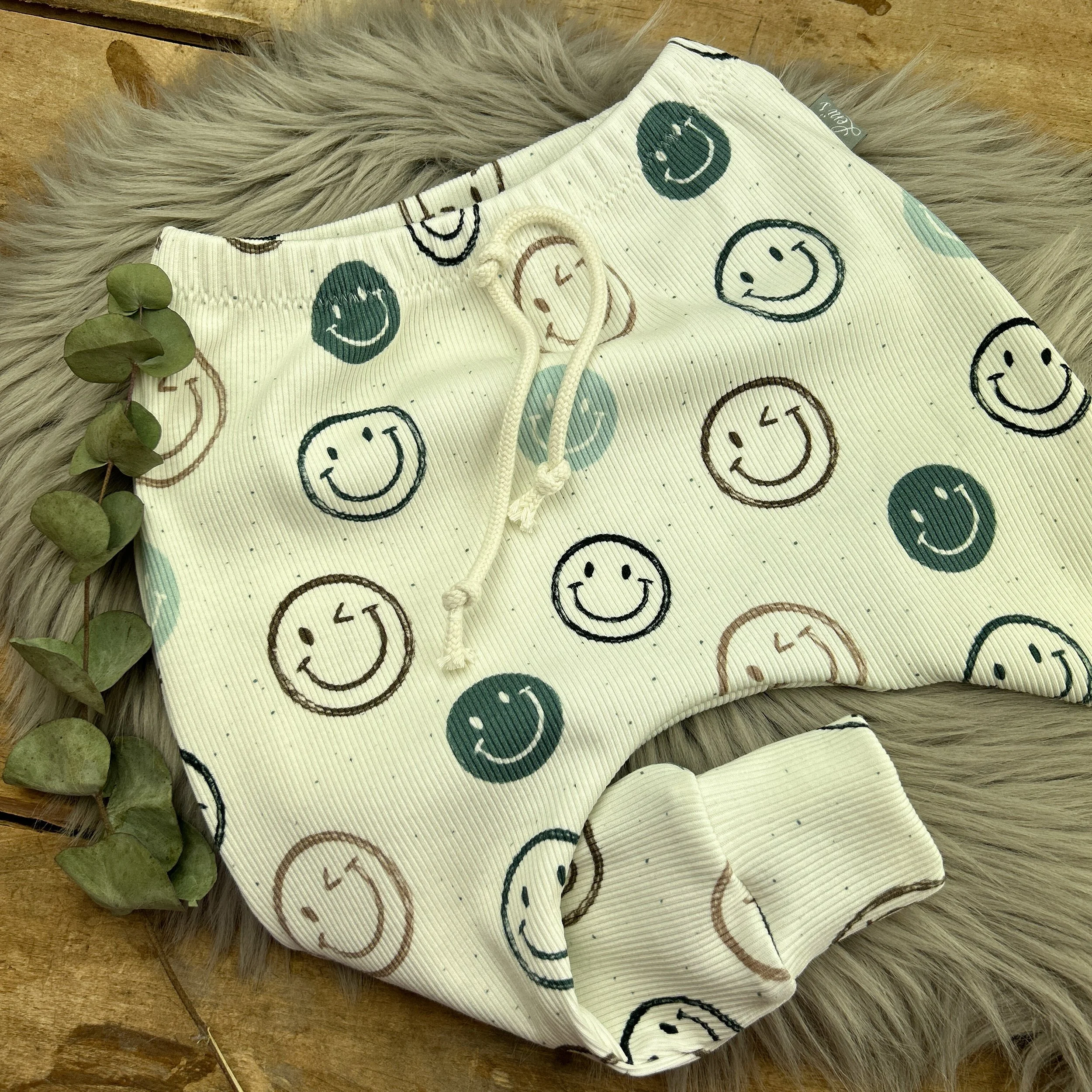 Slim Harem Pants aus Ribjersey & mit Kordel