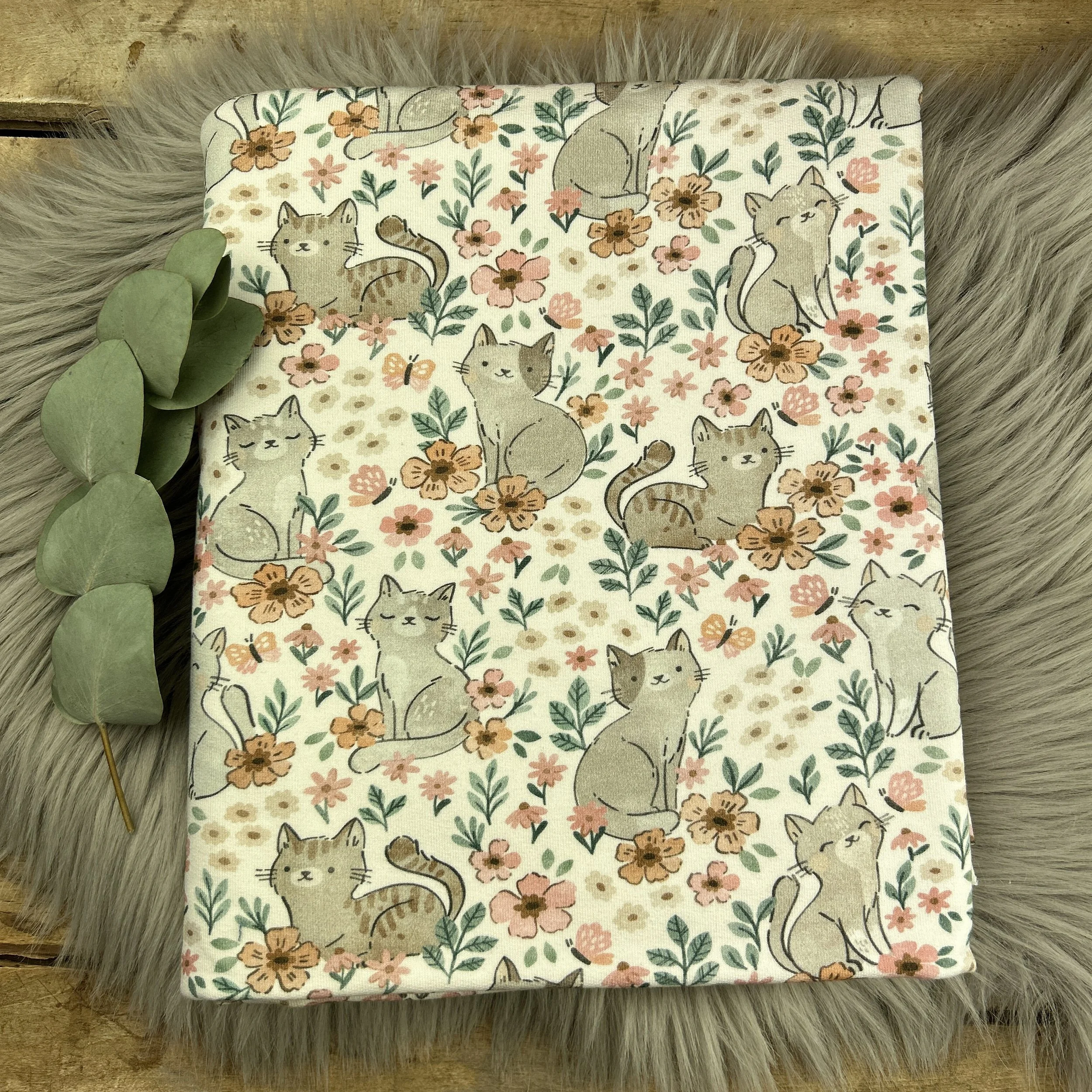 Bio French Terry Blumenkätzchen / 024