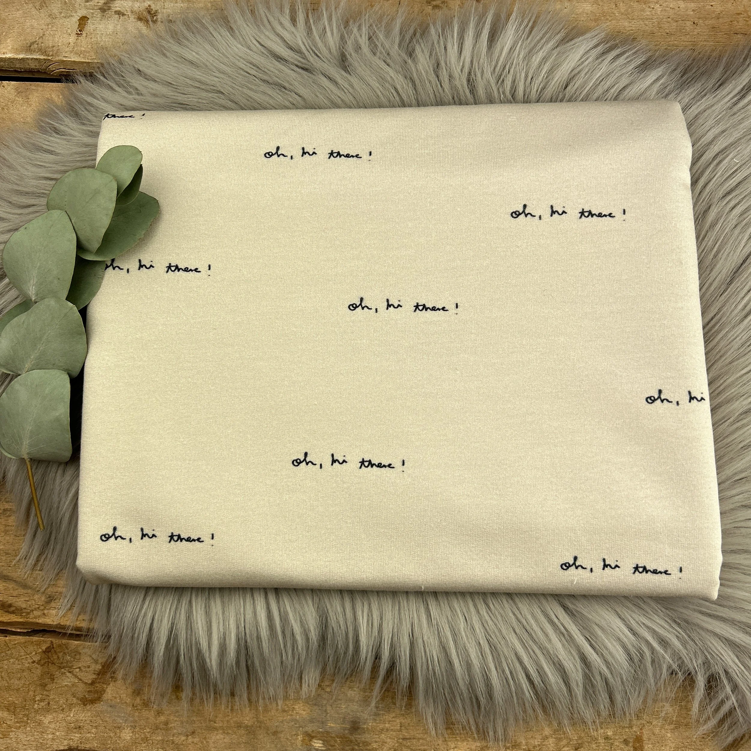 Bio French Terry Hi there / 027