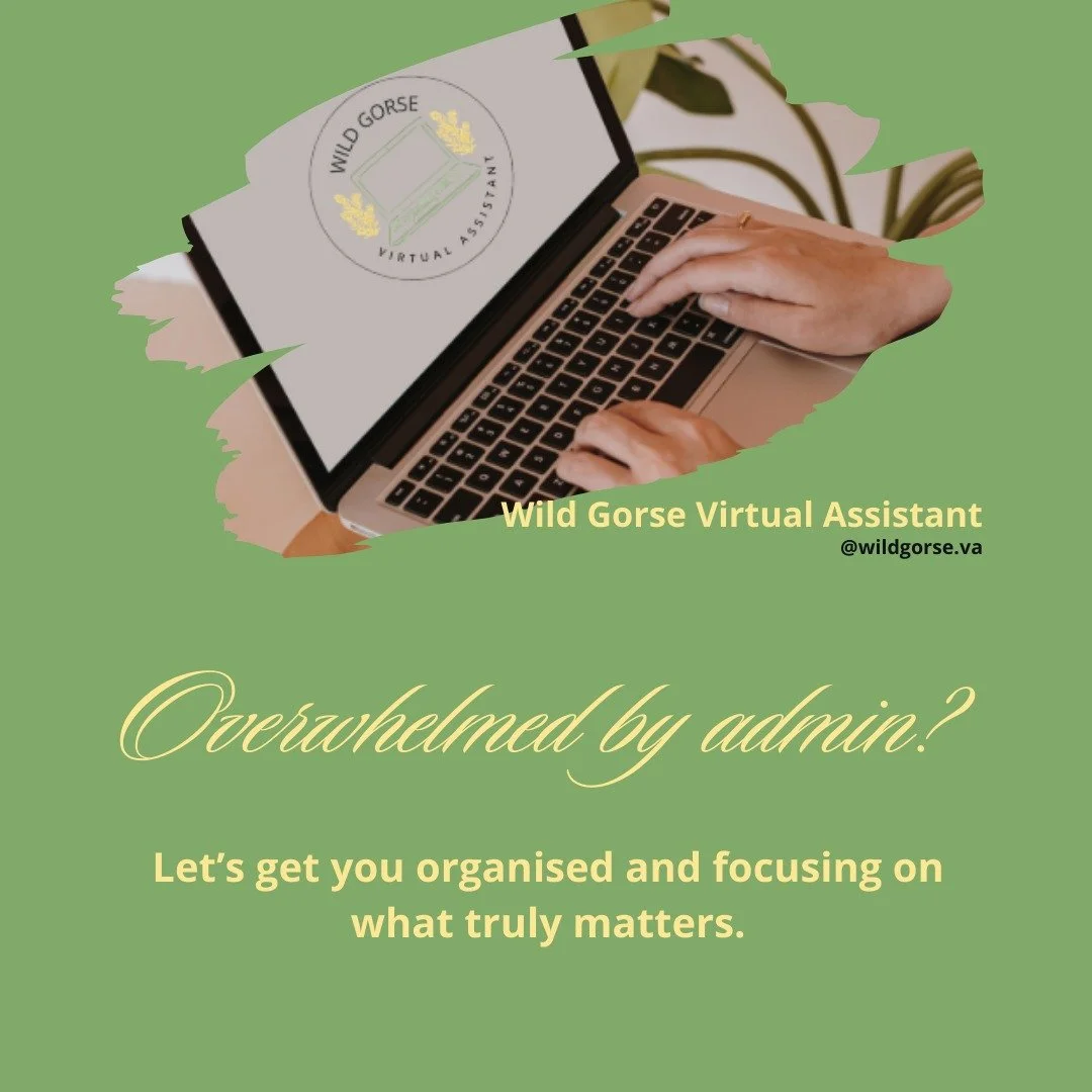 ✨ Overwhelmed by admin? ✨

Running a business means wearing many hats but drowning in emails, scheduling, and endless admin doesn&rsquo;t have to be one of them.

That&rsquo;s where I come in. As your Virtual Assistant, I&rsquo;ll help you stay organ