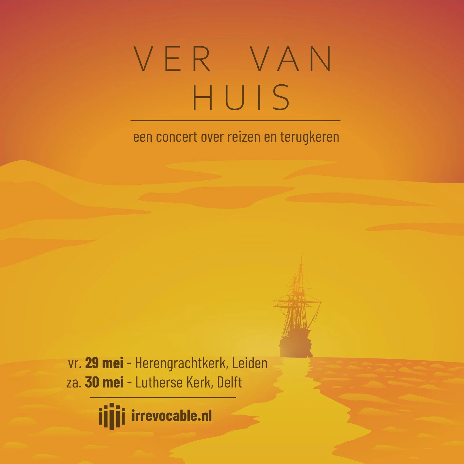 ‘VER VAN HUIS’ - EEN CONCERT OVER REIZEN EN TERUGKEREN