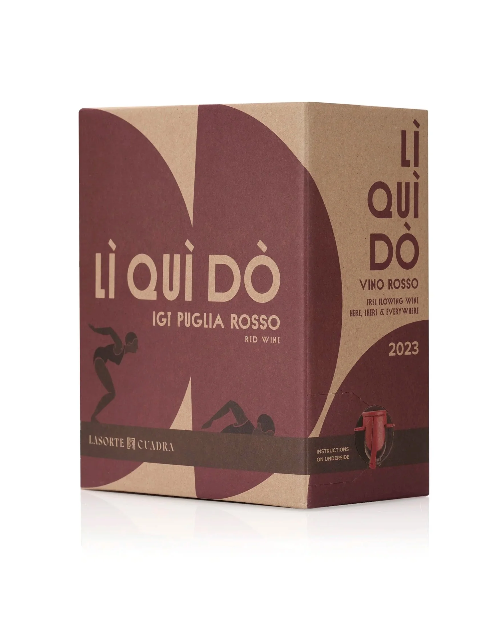 🇮🇹 LASORTE CUADRA - LÌ QUÌ DÒ ROSSO 3L