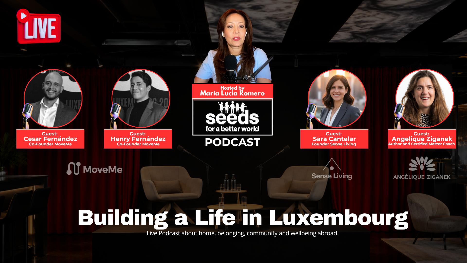 Building a life in Luxembourg | Live Podcast Charity event