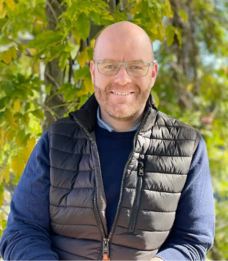 Philip Grother, the co founder of seeds for a better world asbl.