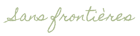 Texte manuscrit en vert qui dit 'lave des frontières'